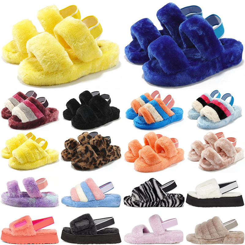 

Designer women sandal slippers sliders sandals fluffy shoes fur fuzzy pantoufle womens soft slides slipper luxury trainers runners mules size 36-42 fashion, #5