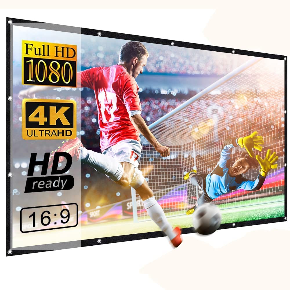 

Other Electronics wyn 3D Foldable Anti-Crease Portable Projector Movie Screen for Home Theater Indoor Outdoor Support Double Sided Projection