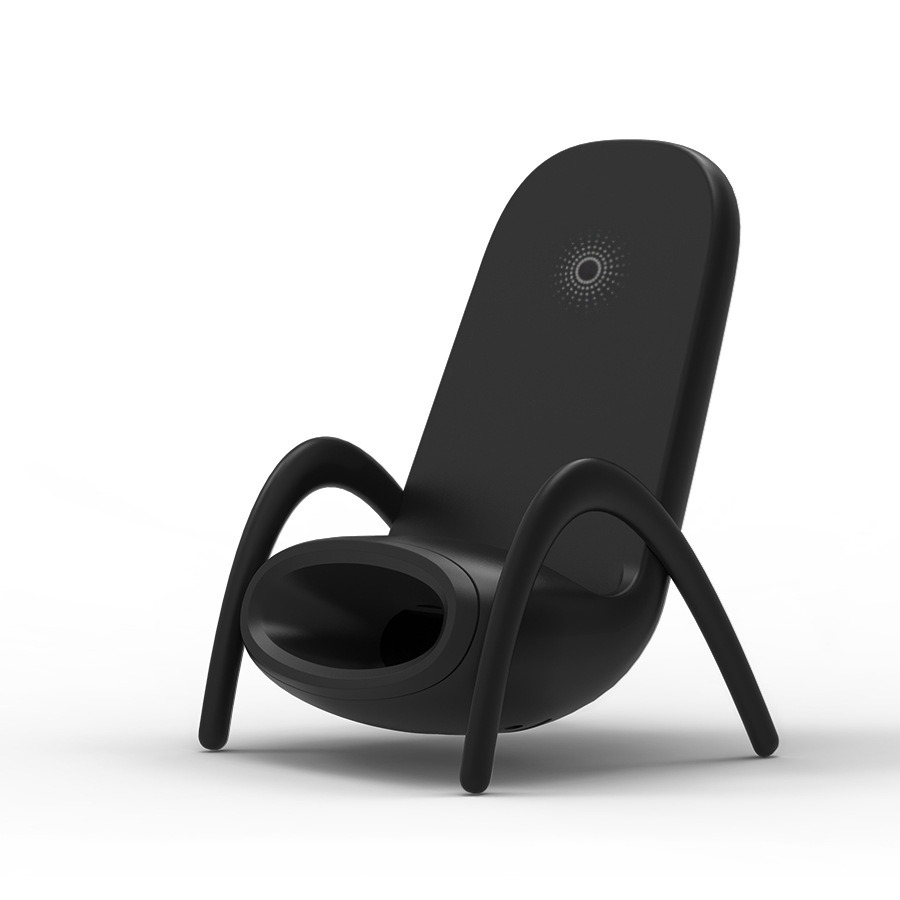

Wireless Charger Portable Mini Chair 15W Fast Charging Custom Mobile Cell Phone Charger Phones Holder