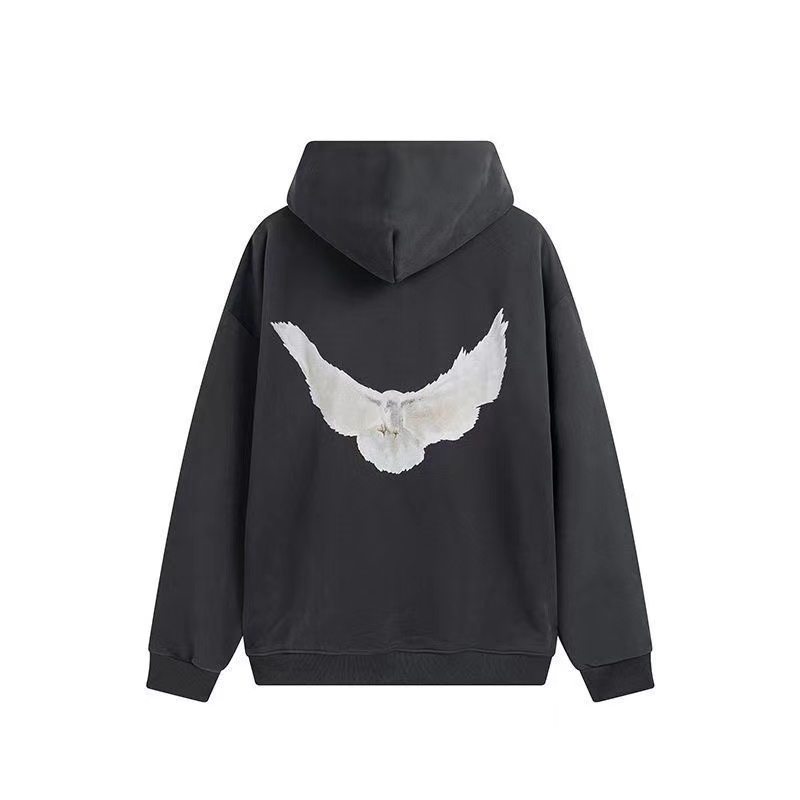 

Dove Hoodies Designer Kanys Classic Wests Luxury Three Party Joint Name Peace Dove Printed Mens And Womens Yzs Pullover oversize plus size, Plain hoodie 2 three party