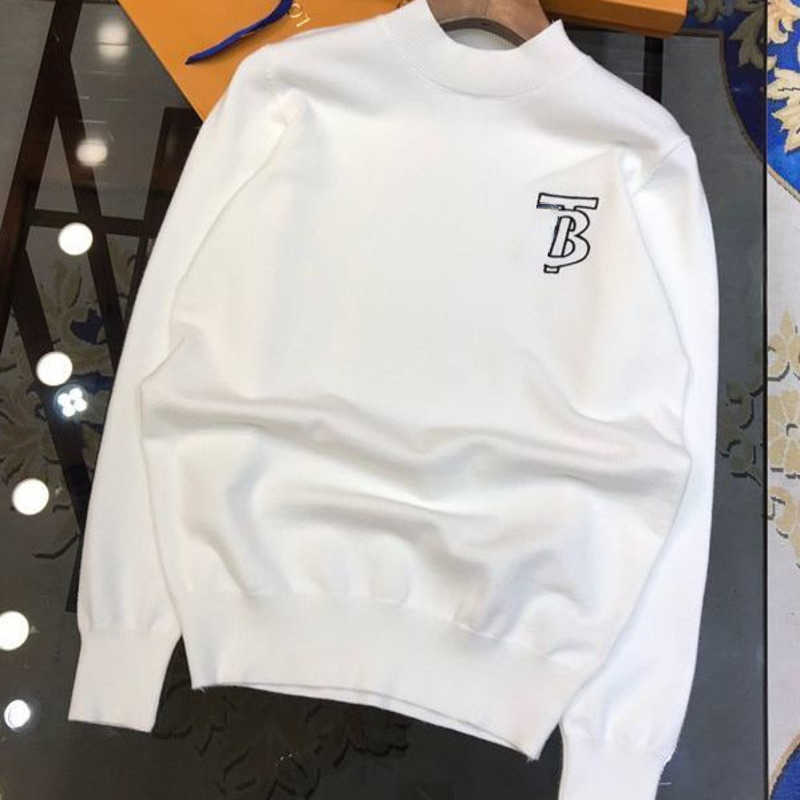 

Burb designer sweater mens sweatshirt tb Embroidery wool sweaters men women Winter Warm Knit pullover shirt, Orange