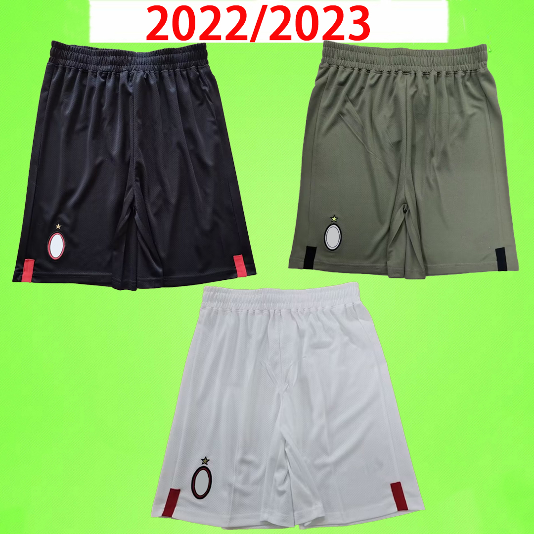 

2022 2023 IBRAHIMOVIC Soccer shorts 22 23 TOMORI MILAN BRAHIM REBIC THEO TONALI Mens Football pants GIROUD home ac black away third Pantaloni da calcio S-2XL