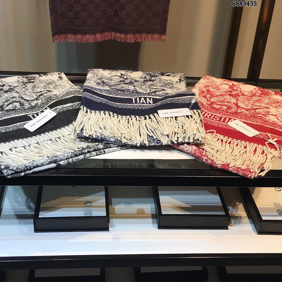 

Brand Winter Scarf Designer Blanket Fine print Scarves Large size Women Type Colour Tassel Imitated Soft and delicate feel Double-sided weaving 70x180cm above 300g