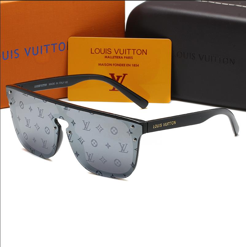 

1082 Top quality sunglasses men and women sun glasses Viutonity real Nylon Frame material LVS with glass lenses Male sunglass YSL Louise Viuton louis vuitton