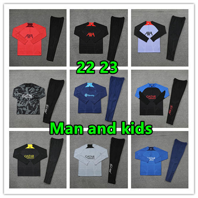 

2022 23 soccer tracksuit survetement training chandal survetements jogging maillot football