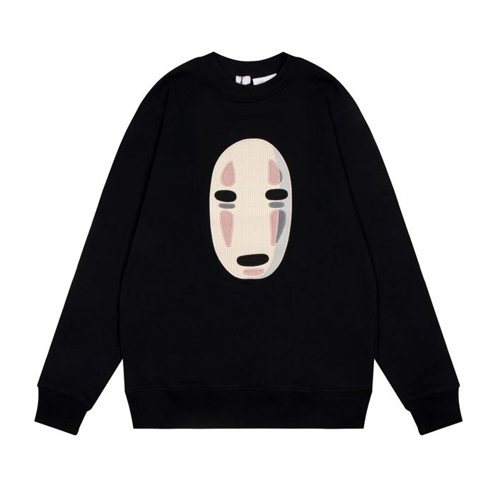 

22FW Spirited away embroidery Designers clothes Sweatshirts Men's Clothing