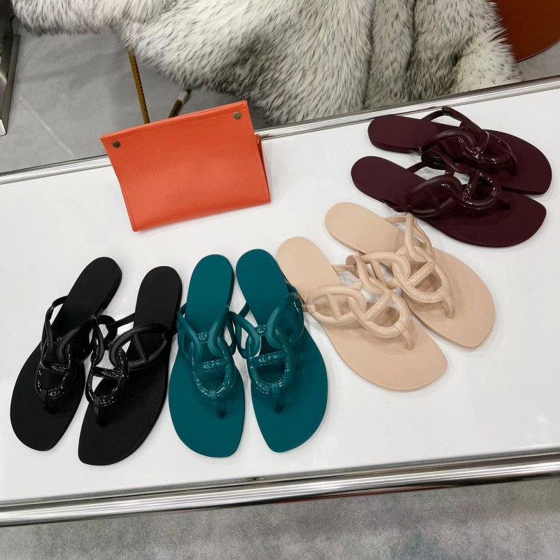 

Fashion Slippers 5A Leather Women Flip Flops New Style Sexy Designer Shoes Classic Luxury Top Brand Jelly Clour Shower Room Pig Nose Shape EUR36-41 Comfortable Indoor, Black