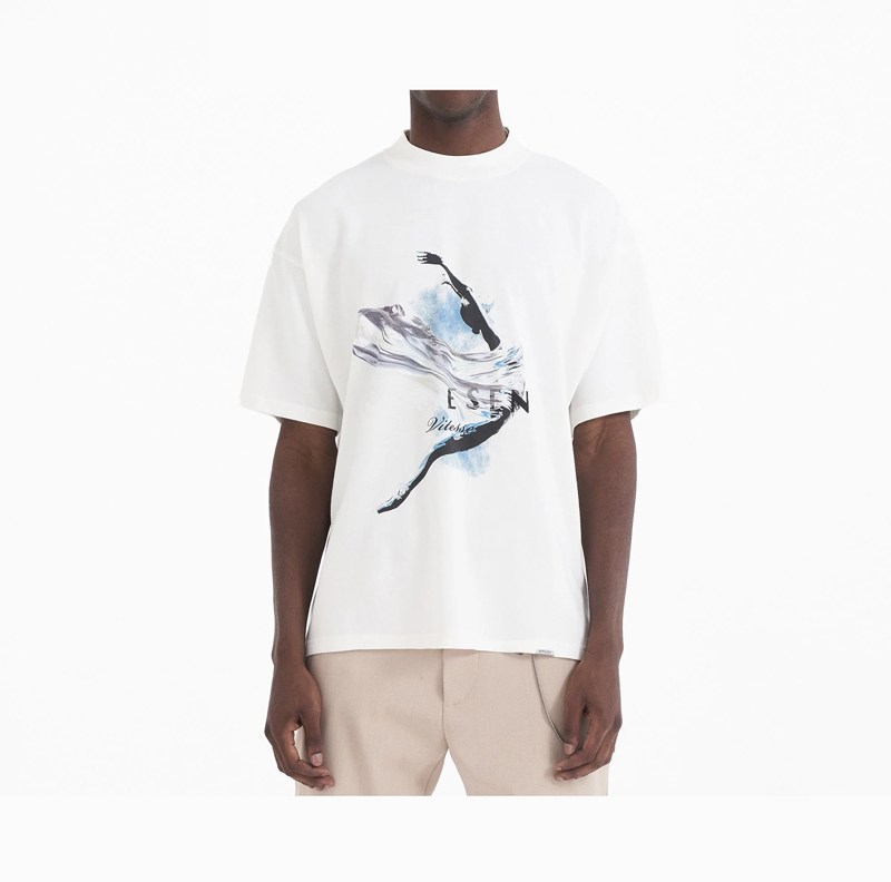 22fw Europe London T shirt High Street Tee Spring Summer Dancer Girls Plus Size Abstract Skateboard Men Women Cotton Tshirt