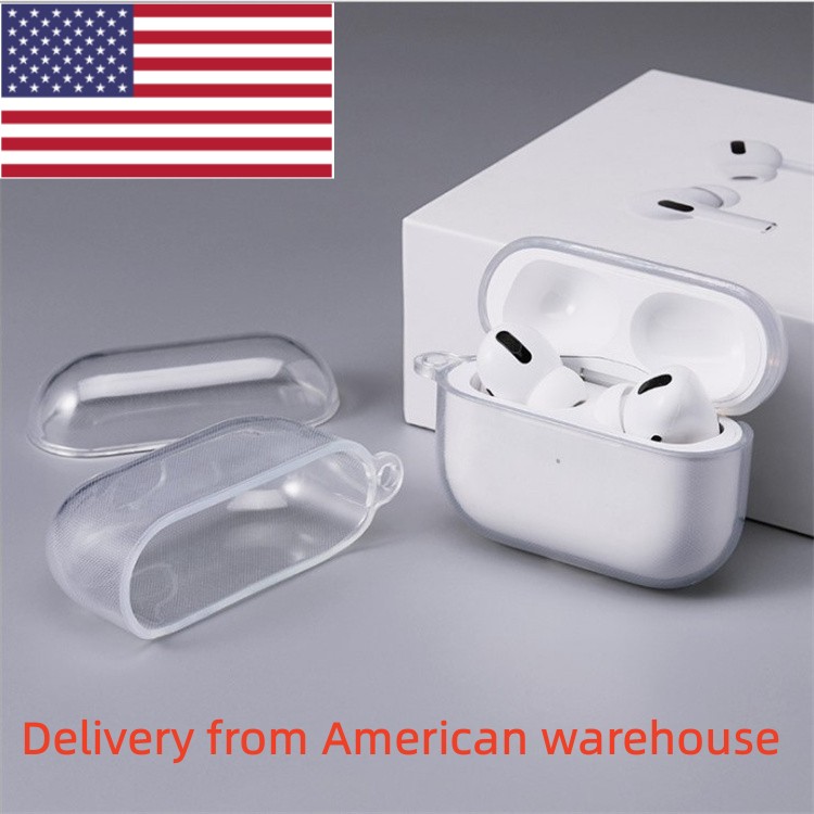 

For Airpods 2 pro airpod 3 Headphone Accessories Solid Silicone Cute Protective Earphone Cover Apple Wireless Charging Box Shockproof Case, White
