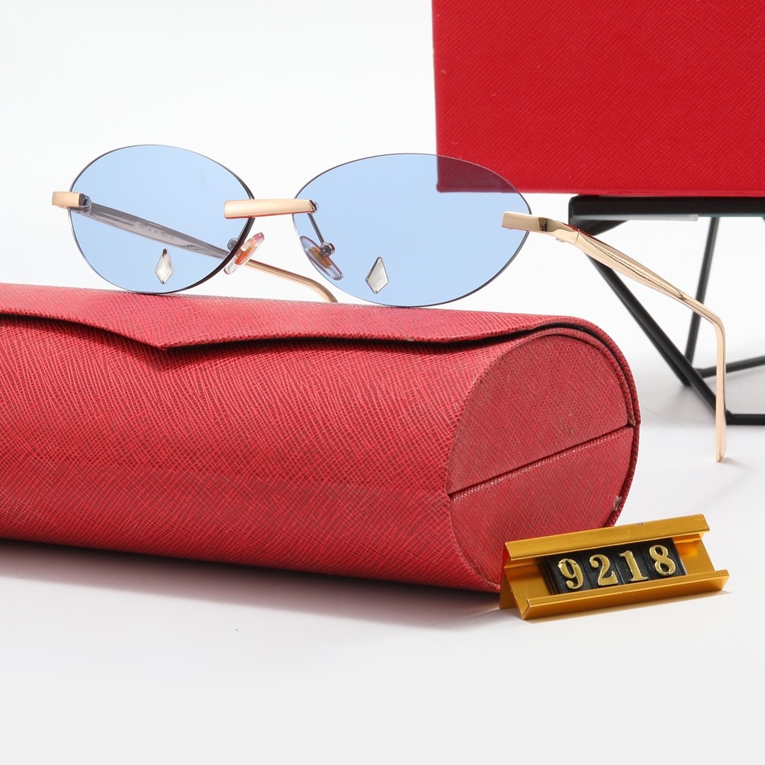 

Sunglasses mens sunglasses women luxury designer glasses Sun glass for womens adumbral square fashion electroplated metal frame blue Travel Sunglasse CEs Arc