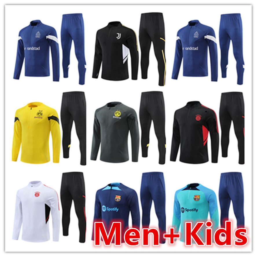 

2022 2023 men kids football jersey tracksuit sets set kit 22 23 mens soccer training suit tracksuits jacket jogging survetement foot chandal futbol, 14