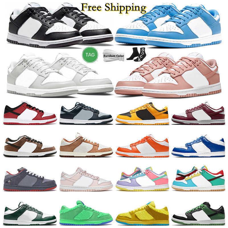2022 Running Shoes Basketball shoes for mens womens Panda Black White Rose Whisper Georgetown Photon Dust Medium Curry UNC Syracuse Varsity Green sp