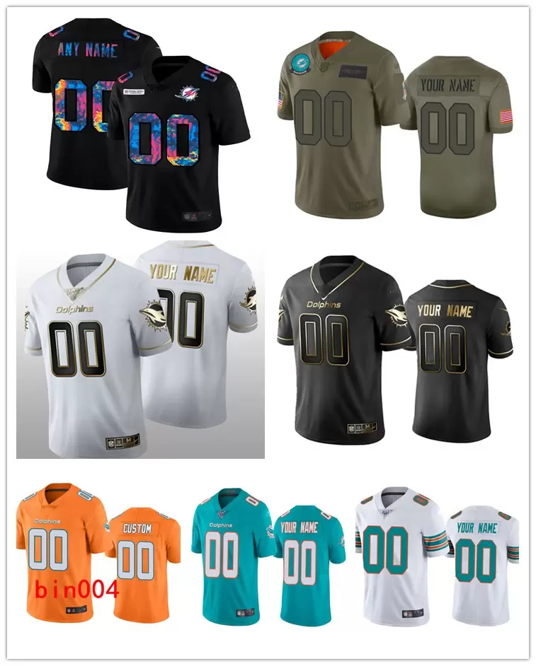 

Customized Jersey Football Miami''Dolphins''MEN WOMEN YOUTH Limited Vapor Untouchable Alternate 100% embroidery S-6XL