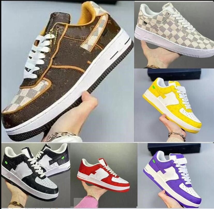 

Designers Sneakers one des chaussures Size 36-45 2022 Shoes WHITE Low LV8 Forces MCA University Blue Mens Casual fashion, Box