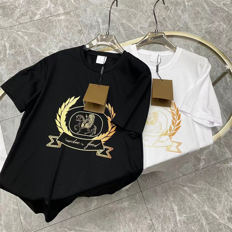 

Summer Mens Designer Tees Casual Man Womens Loose Tees With Letters Print Short Sleeves Top Sell Luxury Men T Shirt Size -XXXXL 08, Black