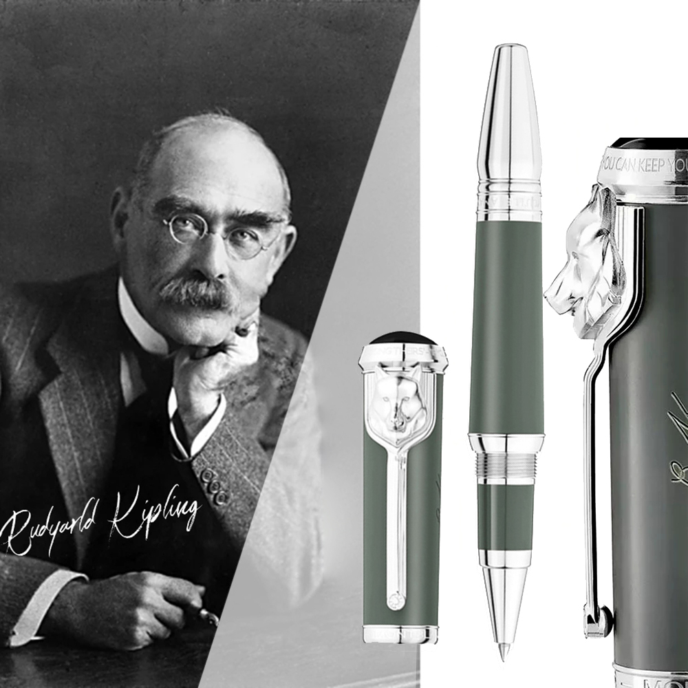 

M Roller Ball Pen Limited Edition Signature Writer Rudyard Kipling Luxury For Gift Office School Stationery Writing Smooth