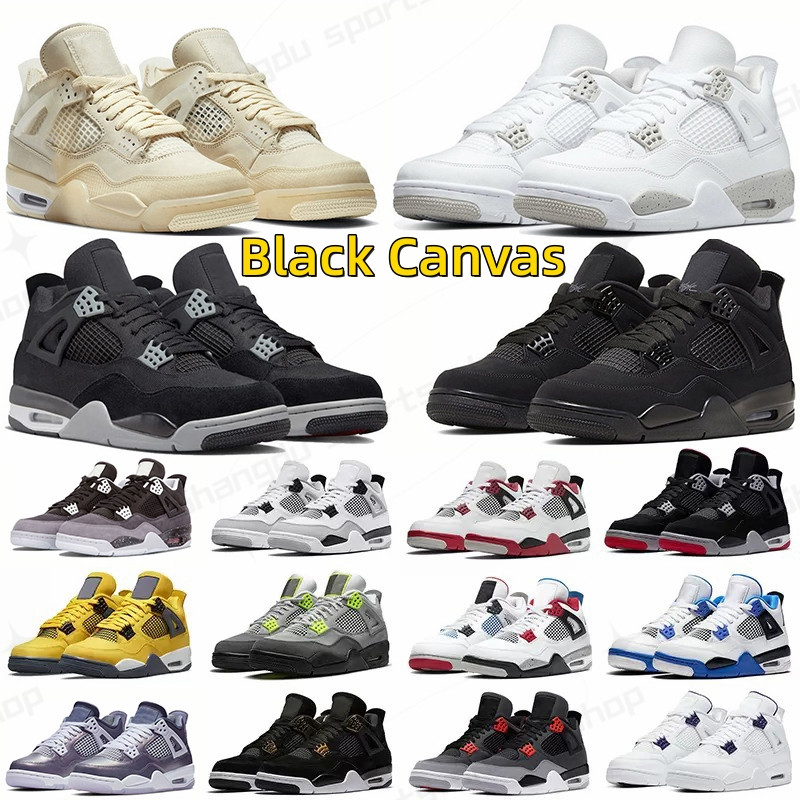 

jordan 4 basketball shoes for men women 4s Military Black Cat Sail Red Thunder wild things black canvas canyon purple amethst Wave shimme mens sports sneakers, 40