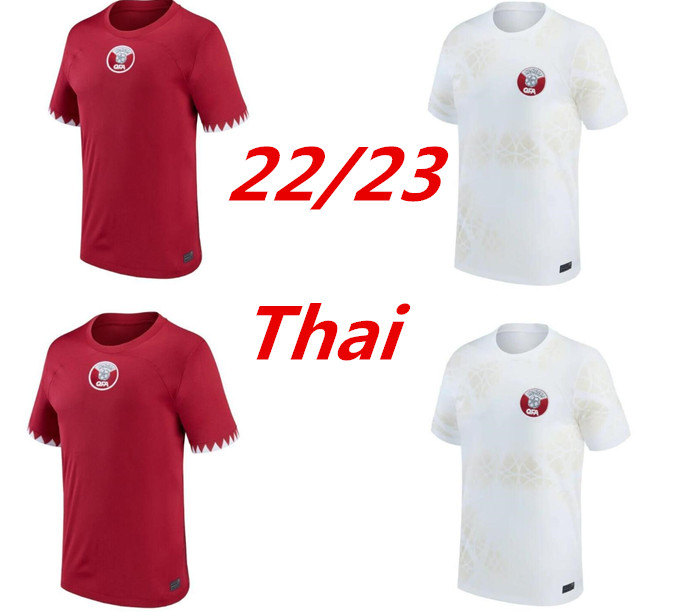 

2022 2023 Qatar Soccer Jerseys national team ALHAYDOS AFIF ALI HATEM HAYDOS BOUDIAF HASSAN MUNTARI KHOUKHI ASAD ALMOEZ home away 22 23 men football shirt 999, Army green