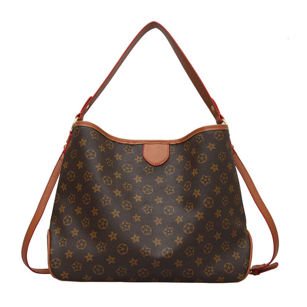 

2022 genuine leather Women Luxurys Designers Bags Womens Purses Shoulder Shopping Totes Bag Purse BAG wallet, Brown flower bronw strap