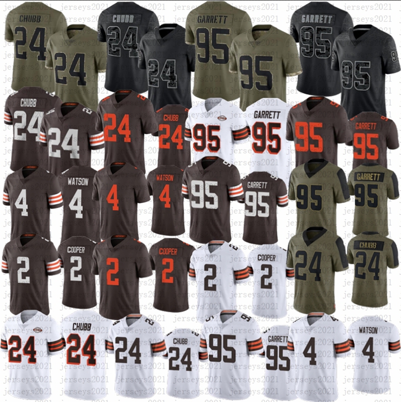 

Nick Chubb Football jersey Deshaun Watson Brown Denzel Ward Myles Garrett Amari Cooper 1946 stitched jerseys, Youth jersey