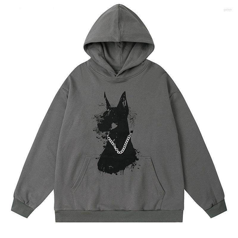 Hommes Hoodies 2023 Hommes Sweat À Capuche Hip Hop Imprimer À Capuche Streetwear Harajuku Mode Casual Pull Homme