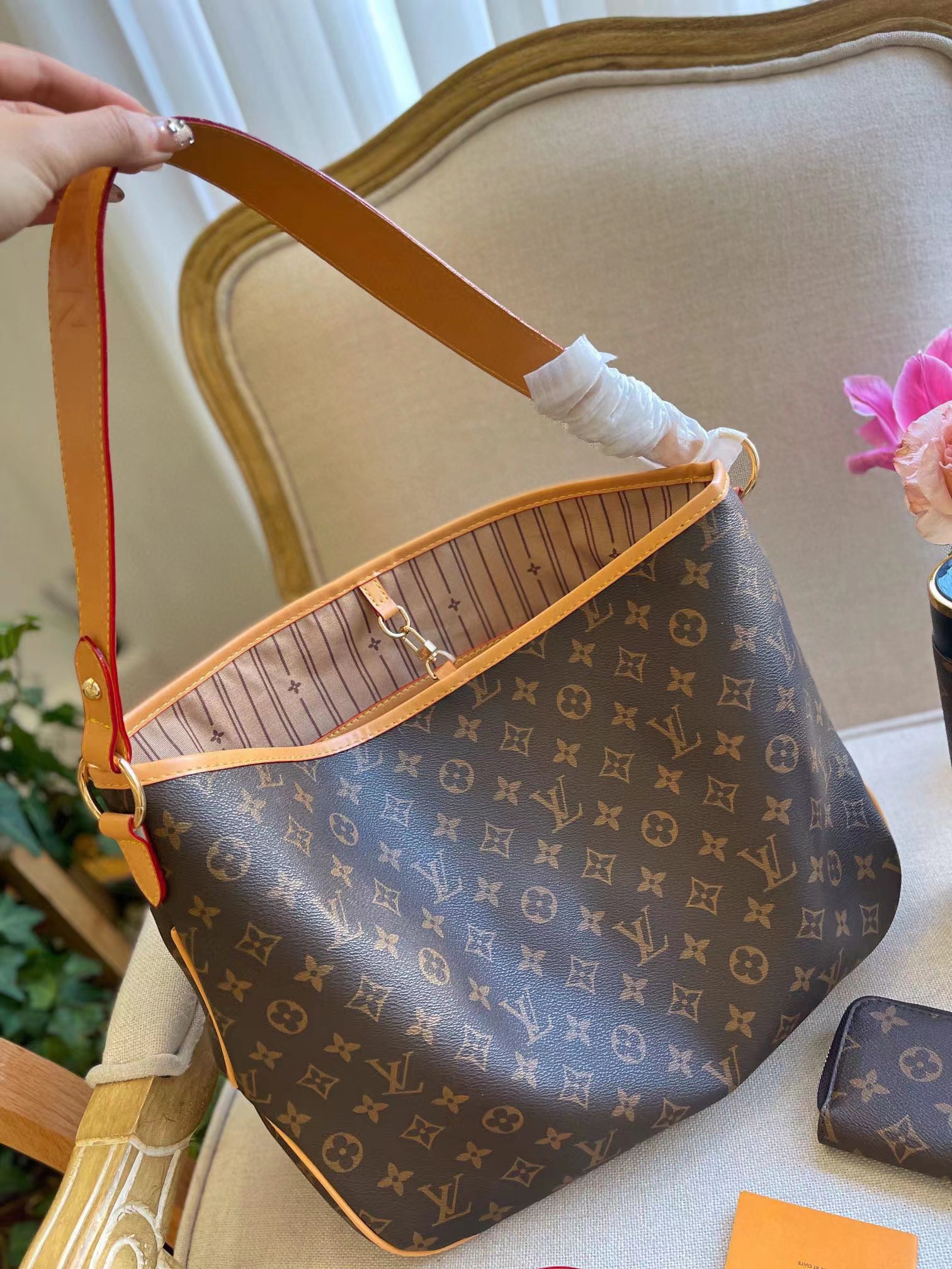 

genuine leather Shoulder Bags Women Luxurys Designers Bags Crossbody Handbags Womens Purses Shopping Totes Bag, Brown