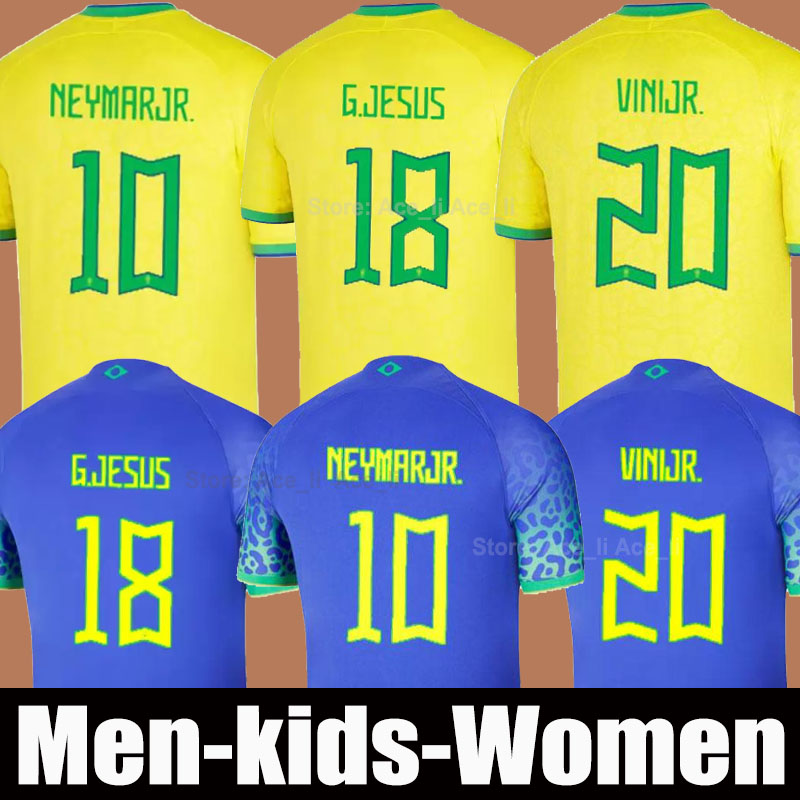 

2022 PAQUETA COUTINHO soccer jerseys world BRAZILS football shirt cup FIRMINO brasil 22 23 maillots MARQUINHOS VINI JR ANTONY SILVA DANI ALVES Camiseta de futbol, Kids 2022 home+socks