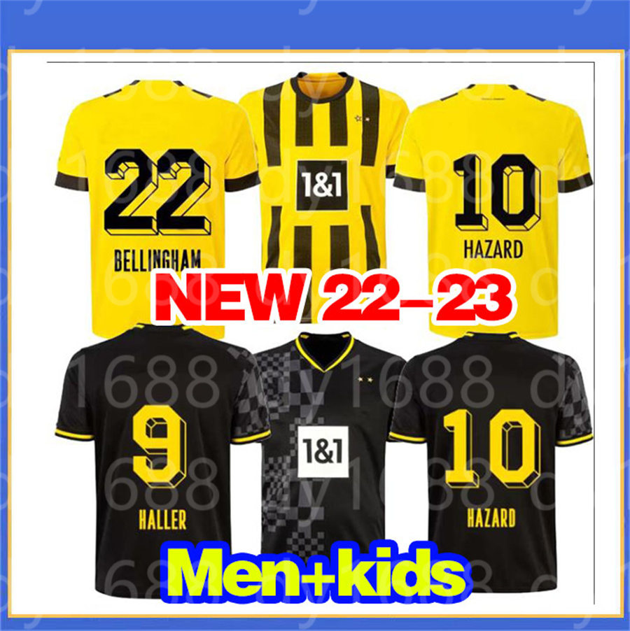 

2021 2022 2023 HAALAND soccer jersey 21 22 23 football shirt REUS DORTMUND NEONGELB BELLINGHAM HUMMELS BRANDT men kids kit maillot de foot tops, Away kids