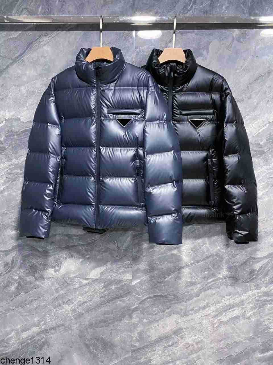Men's Jackets Designer down jacket PRAD men's autumn and Men winter Coats 90% white duck feather filling fashion warm top VBBG