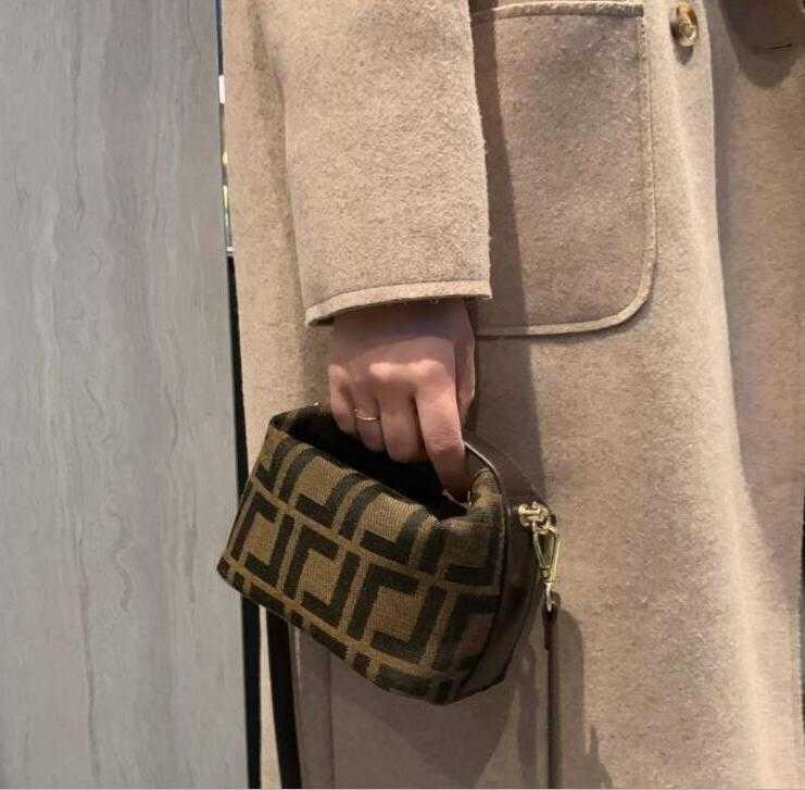 

Designer Evening Bag Fashion Luxury Shoulder Bags online Suitcases handbag Armpit Womens Vintage genuine Hand Crossbody, Khaki