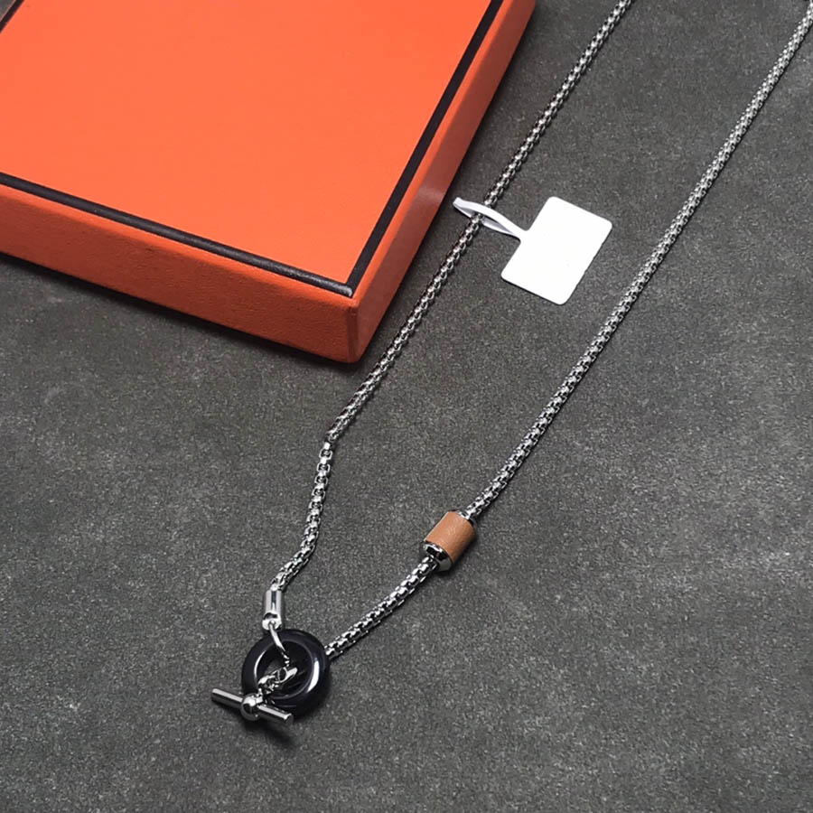

Designer Pendant Necklace Bracelet Street Fashion Necklaces Cool Specific Style Design Simple 2 Color for Man Woman