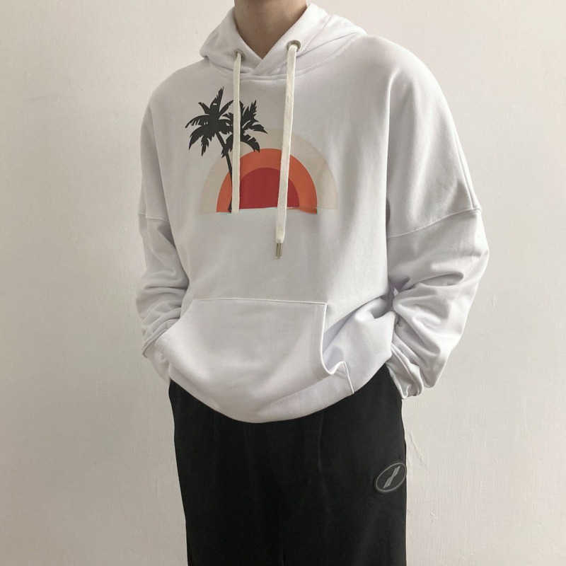 

plamHoodies Sweatshirts Designer hoodie mens sweatshirt plam print contrast hooded sweater men hoody women hoodies loose hip hop pullover coat, 876 white