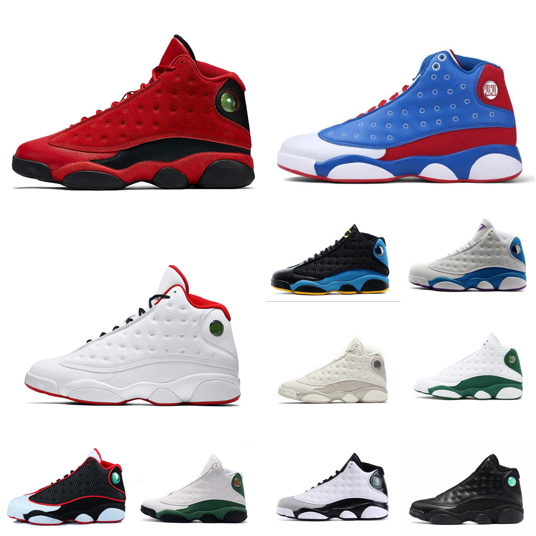 

Retro mens jumpman 13 XIII basketball shoes 13s sneakers USA Blue Red Captain Bred White Black Grey Barons lebron 20 xx tennis with box