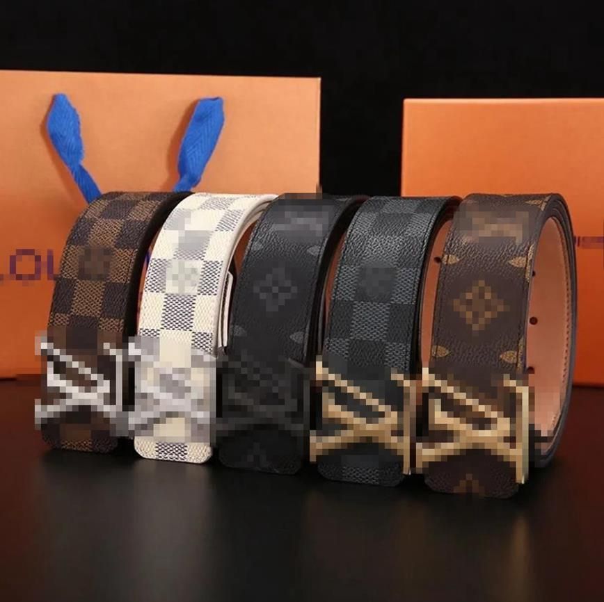 

Men Designers Belts Classic fashion luxury casual letter L smooth buckle womens mens leather belt width 3.8cm, High quality belt
