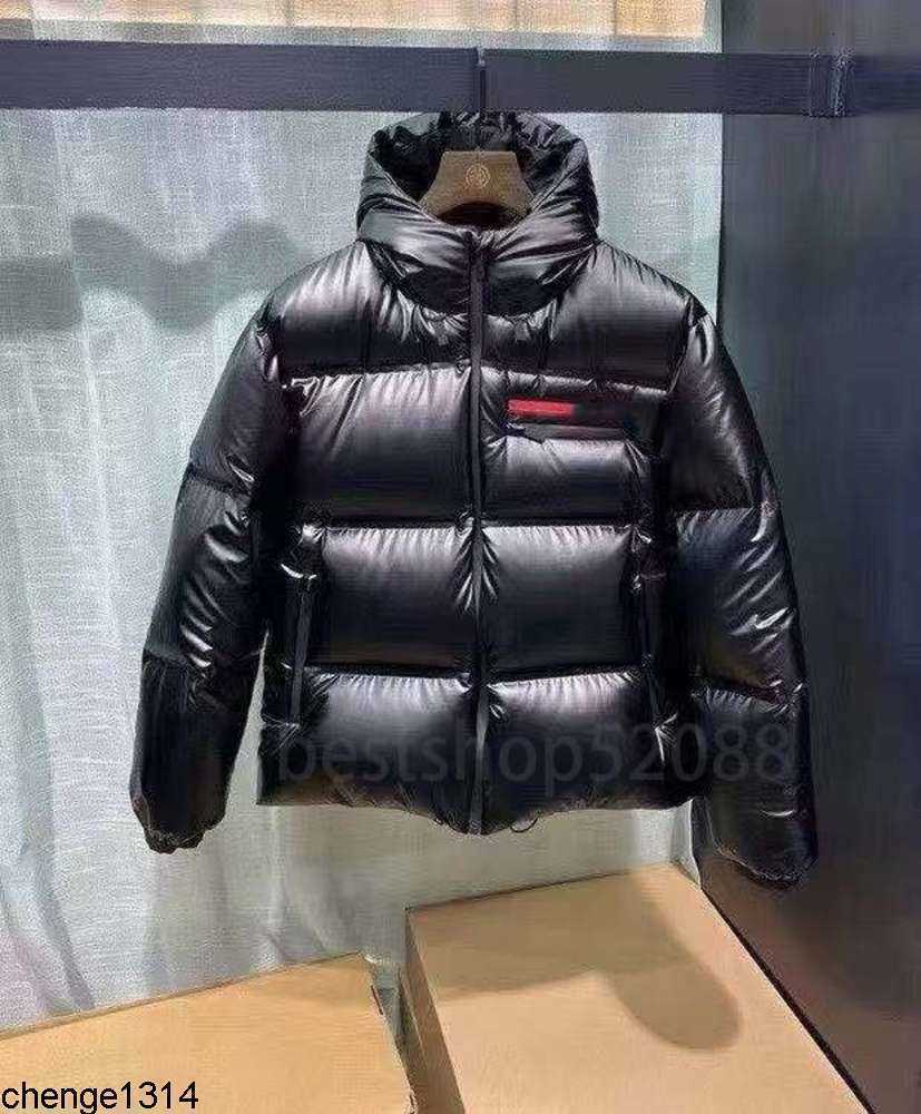 Men's Jackets Designer PRAD high-quality down jacket budge Vest mens short winter trend for female couples 90% white duck thick shiny S 2XL-image-810501369