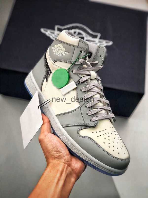

Release 1 High OG Outdoor Shoes Man Woman 1S Wolf Grey Sail Photon Dust White With Original Bag CN8607-002