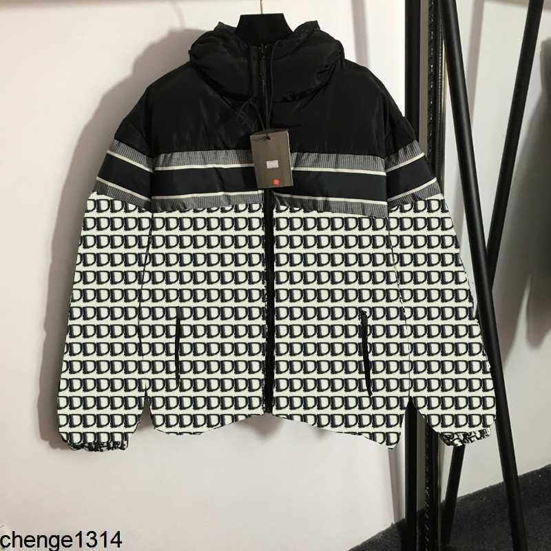 Men's Jackets Classic Letter Print Women Down High Street Thicken Designer Parkas Coat Winter Luxury Double Side Hooded Coats 0STP