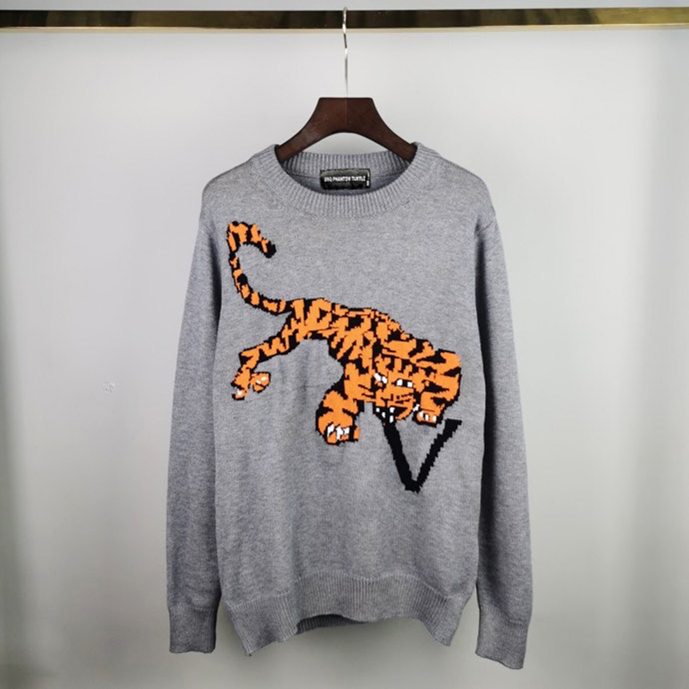 DSQ PHANTOM TURTLE Chandails pour hommes Unisexe Doux au toucher Waffle Stitch Crewneck Pullover Ultimate Cotton Heavyweight Rib Stitch Sweatshir
