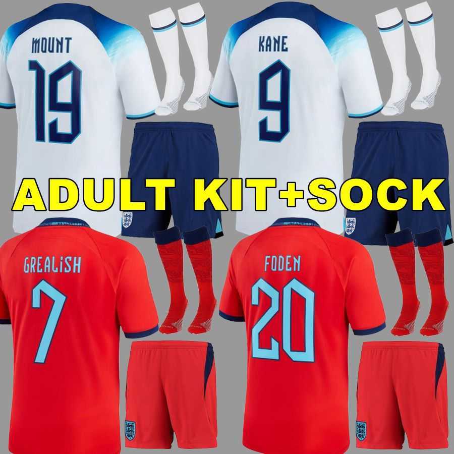 

2021 2022 soccer jersey KANE STERLING RASHFORD SANCHO GREALISH MOUNT eNGLanDS FODEN SAKA 22 23 national football top soccer shirt men kit, 2022 away adult kit