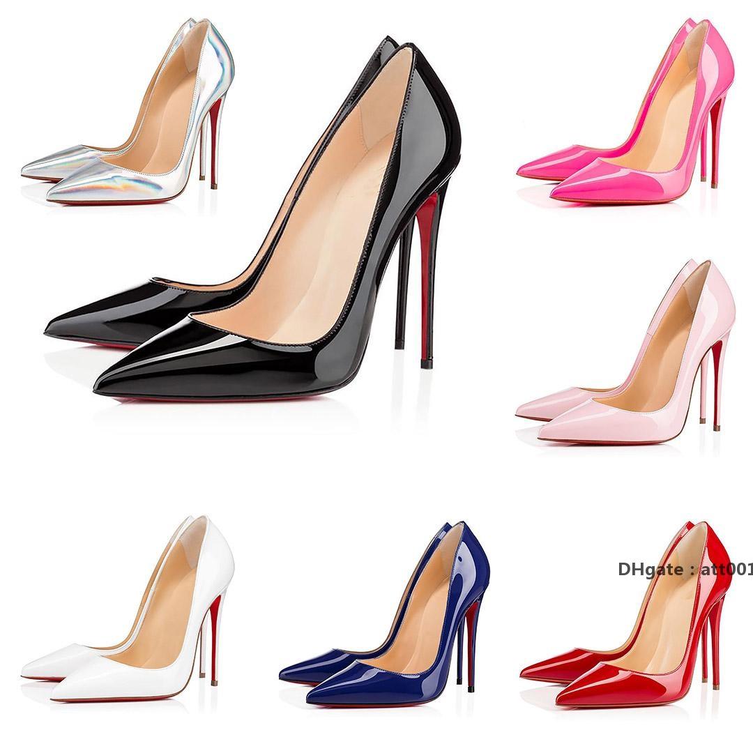 

Red-Bottoms shoes Christians Woman Wedding Dress Shoes High Heels Platform Peep-toes Sandals Designer Sexy Pointed Toe Reds Sole 8cm Sq OKE, 34