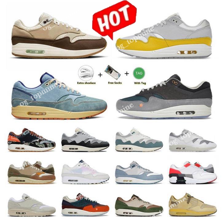 

Max 1 87 Men Women Running Shoes 1s 87s Night Maroon Black Noise Aqua Saturn Gold Bred Daisy Mens Trainers Outdoor Sports Sneakers 36-45