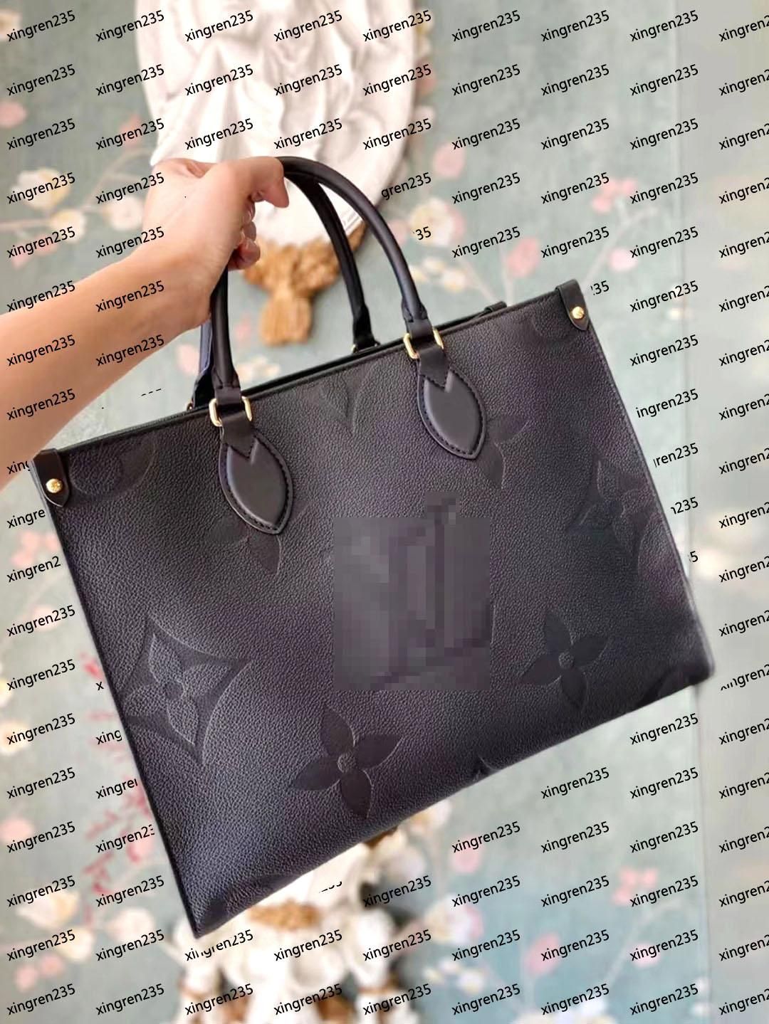 

GGs Louiseity 1 Viutonity LVS YSLitys Onthego Bag Tote with Clutch Wild Handbag Purse Women Fashion Genuine Leather Shoulder Bags multi pochette accessories, Red