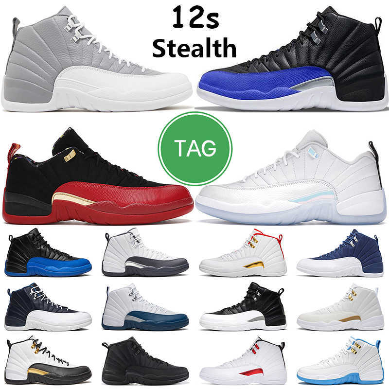

12s mens basketball shoes Stealth 12 retro Hyper Royal University Blue Dark Concord Gym Red Flu Game The Master taxi East jordens JORDON, # 10