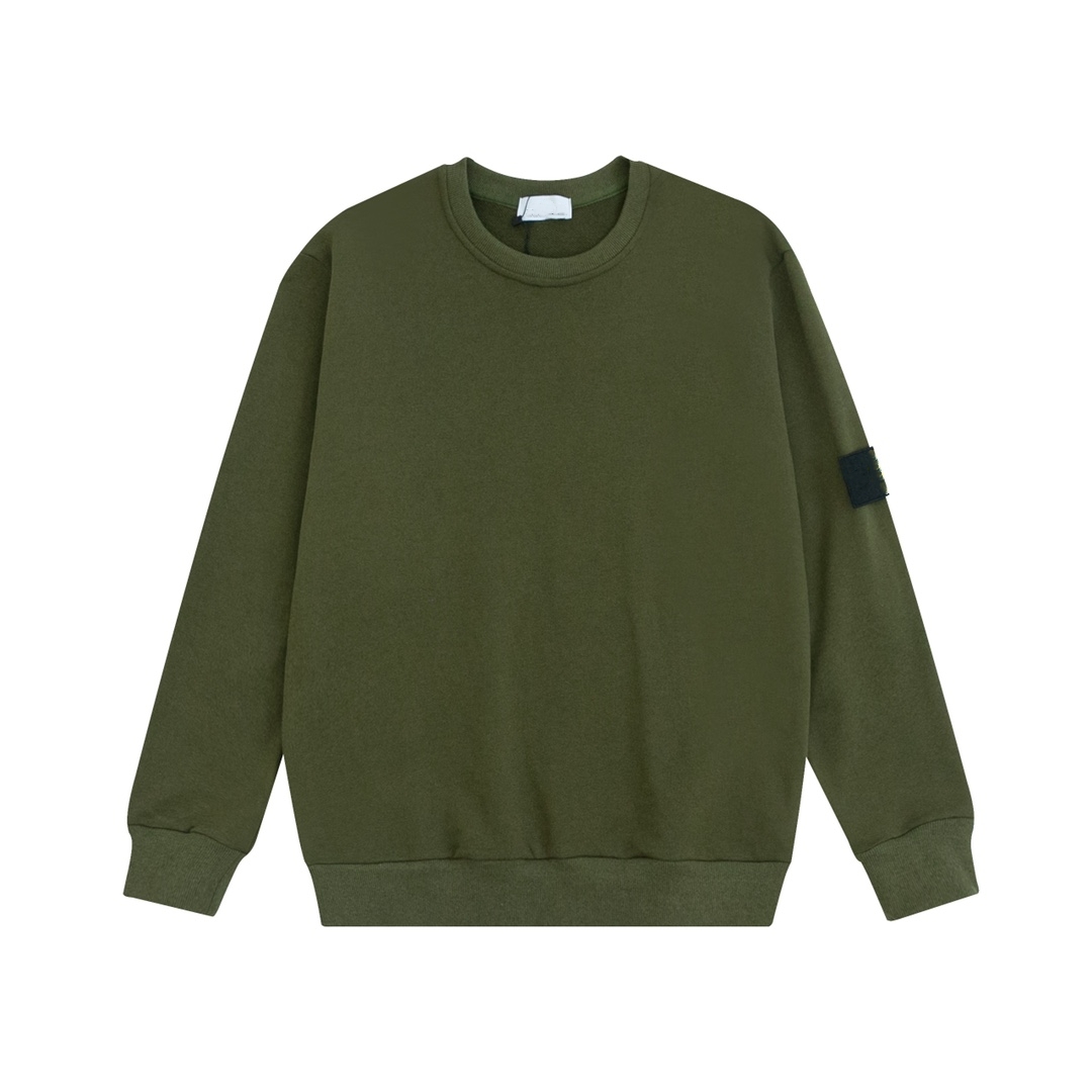 

8 Colors STONE Spring ISLAND Autumn Sweatshirts Candy Colors Hoodies Men Casual Logo Long Sleeve Couple Loose O-Neck 012011