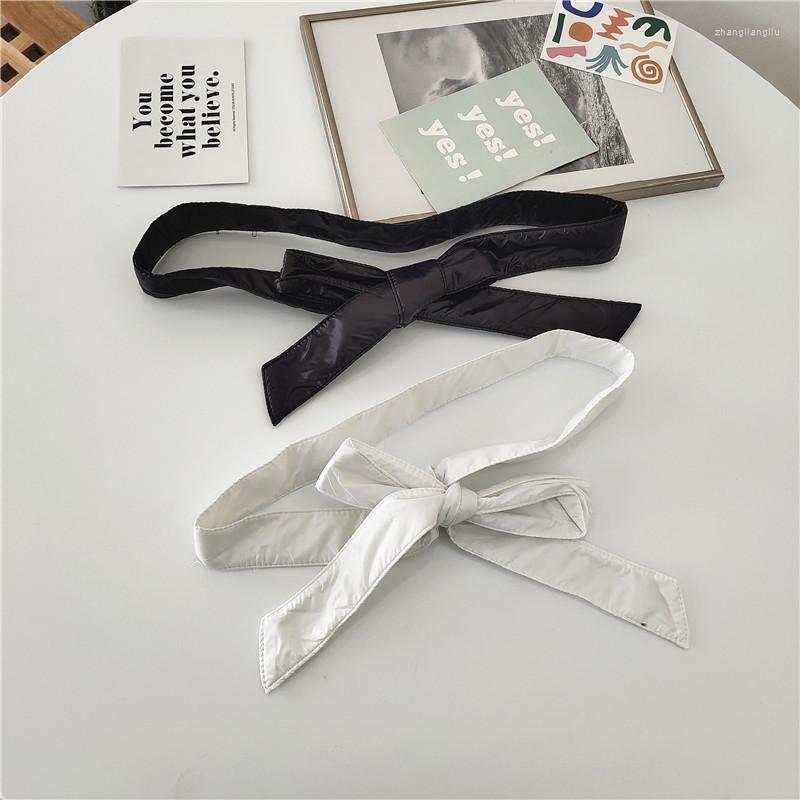 

Belts Winter Coat Strap Women's Decorative Down Belt Skirt Wide Fashion Waist For Women Luxury Designer Black White