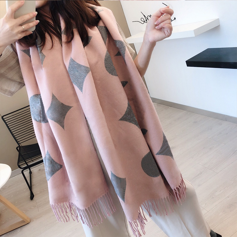 

Designer Women Cashmere Scarf Fashion Winter Pashmina Soft Scarfs Letter Tassels Unisex Top Long Scarve