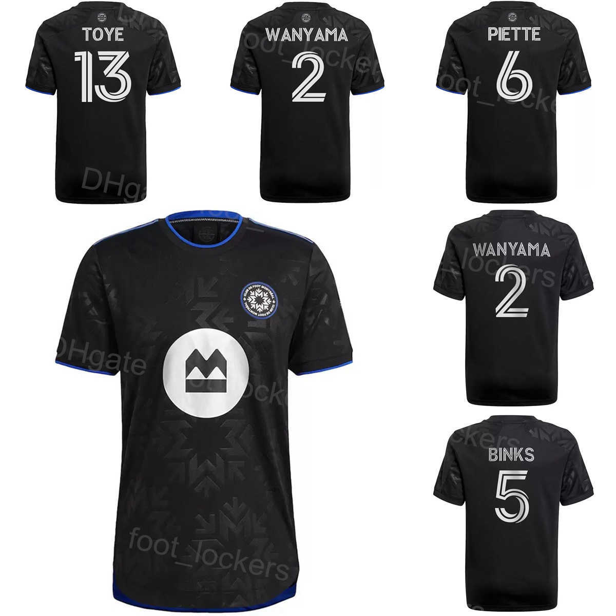 

Football Shirts Mls Soccer Montreal Impact Fc 3 Kamal Miller Jerseys 30 Romell Quioto 15 Brault-guillard 8 Djordje Mihailovic 22 Alistair Johnston 10, Black