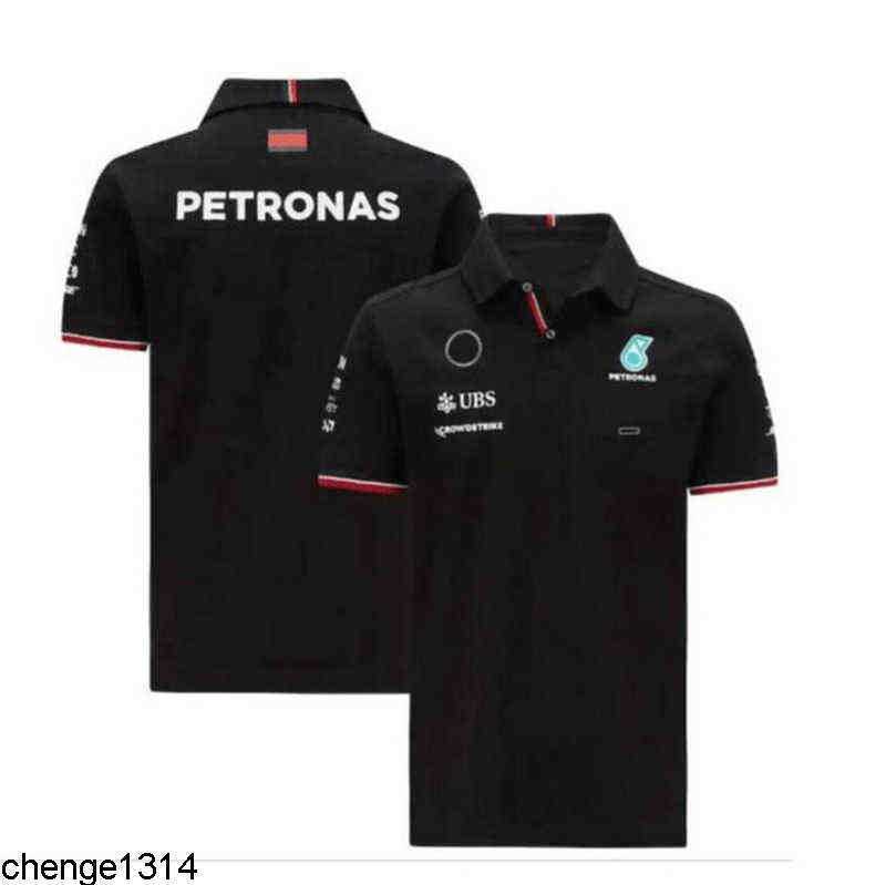 Men's Casual Shirts Designer Luxury Petronas t Mercedes Amg Formula One Racing Polos Women Short Sleeve T-shirts Benz Polo Lewis