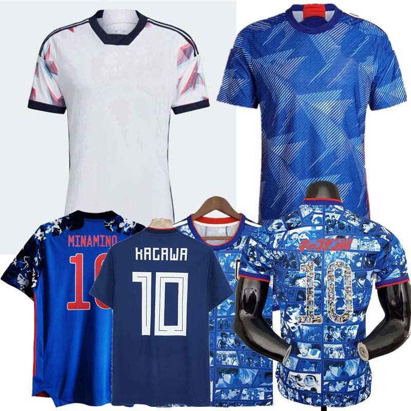 

2021 2022 Japan Soccer Jerseys ATOM TSUBASA HONDA KAGAWA KUBO MINAMIHO SHIBASAKI KAMADAK YOSHIDA TOMIYASU ENDO YOGO 20 21 22 football men and kids shirts OY005, Cartoon kids sets