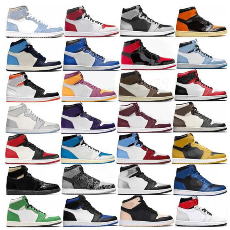 

Golf shoe Newest 1 1s boots Basketball shoes Heritage bred patent university blue Atmosphere dark 85 georgetown black white Shattered Backboard, Color 15